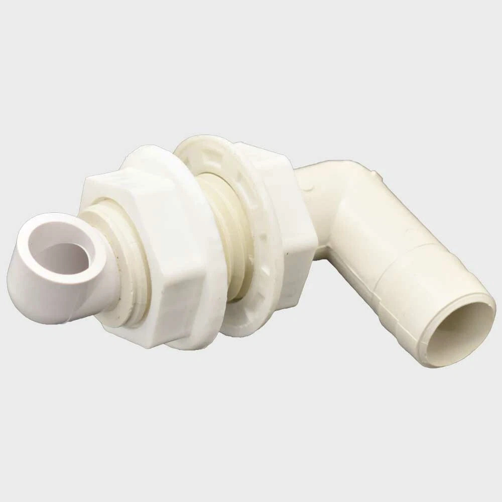 Tracker Boat Hose Adapter Fitting 46321 - Elbow 3/4 X 1/2 Inch White