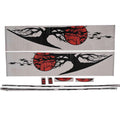 Four Winns Boat Graphic Decal Set 055-3289 - Tree Black Red 8 Piece