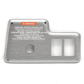 Larson 2150 LX Boat Blank Ignition Switch Panel 2262-650X - Silver