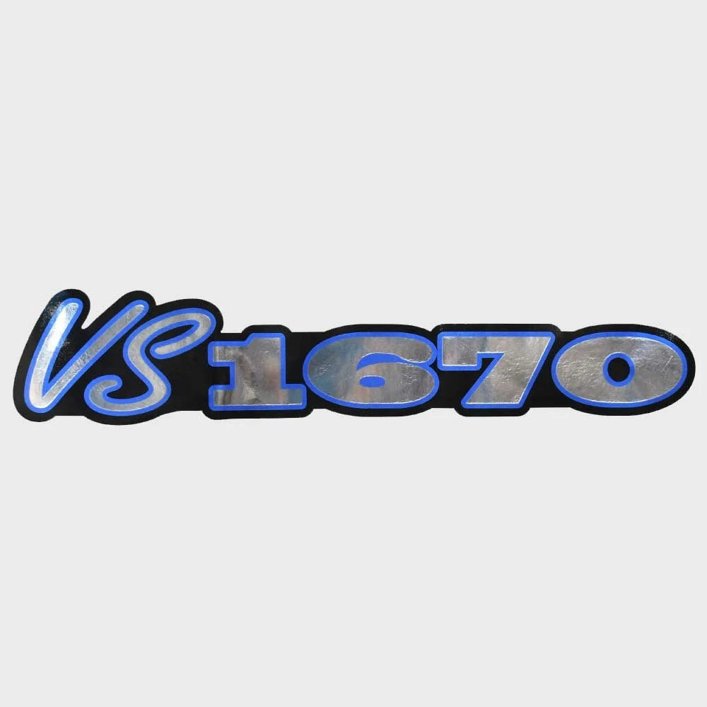 Ranger Boat Decal Sticker 330934 - VS1670 Blue Black Silver
