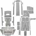 Supra Boat Non-Skid Deck Mats 122108 - SA GatorStep Gray Black (kit)