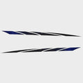 Glastron Boat Graphic Decal 0573043 - Blue Black Sticker (set of 2)