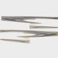 Glastron Boat Graphic Decals 140002-60 - Black Silver (set of 4)