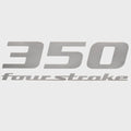 Yamaha Boat Outboard Decal 1135010 - 350 Four Stroke Light Gray