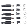 5 Pair 12V DC Power Connector Male Female Socket Panel Mount 55x21 Mm Set