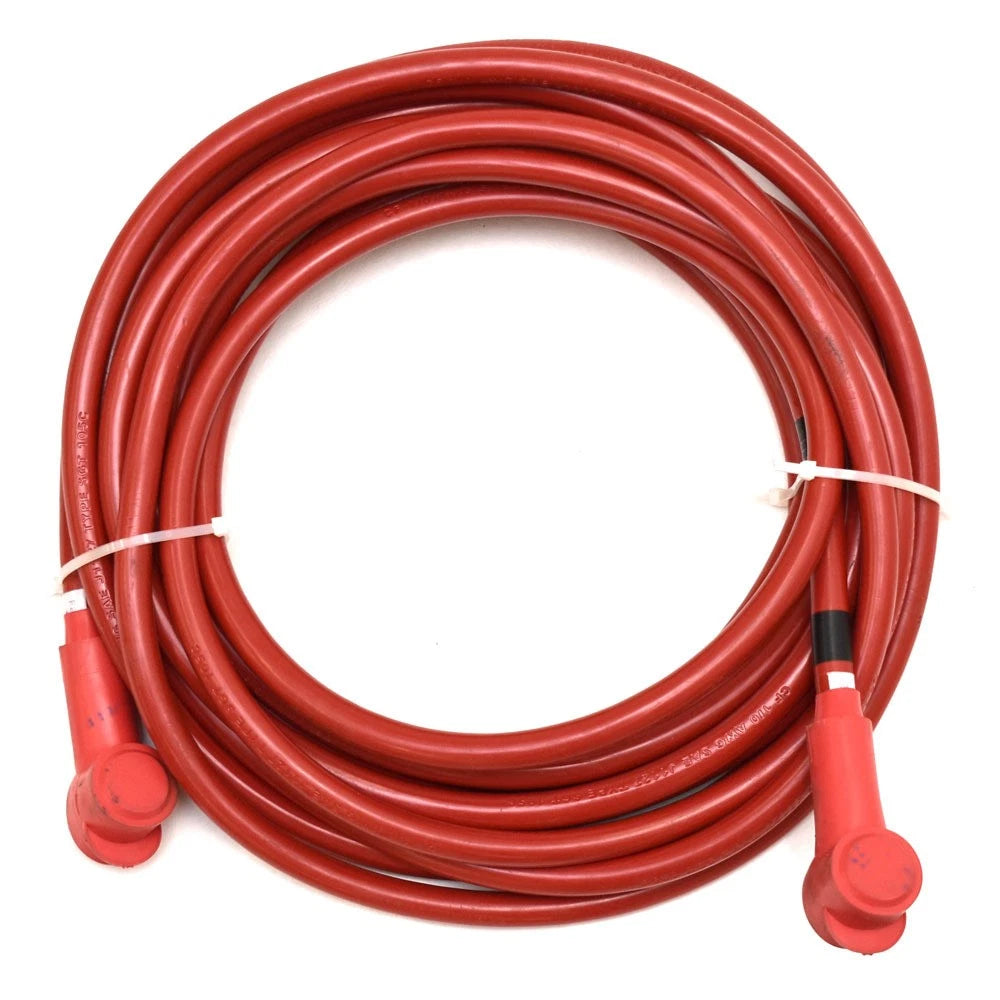Boat Battery Cable - Red 1/0 AWG Gauge Marine Wire 35 FT