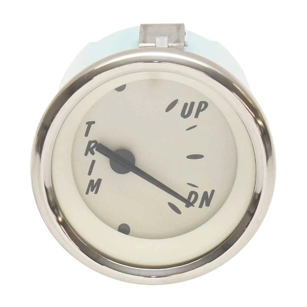 Faria Boat Trim Gauge 780645PMNB - 2 Inch Silver Cream