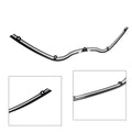Contrast Cut Windshield Trim Black for Harley Road Glide FLTR 1998-2013