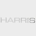 Harris Boat Raised Emblem Decal 2156772 - Silver 21 1/4 X 3 Inch