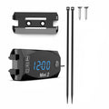 3 in 1 Time/Temperatu Re/voltage Digital LED Motorcycle Voltmeter Waterproof