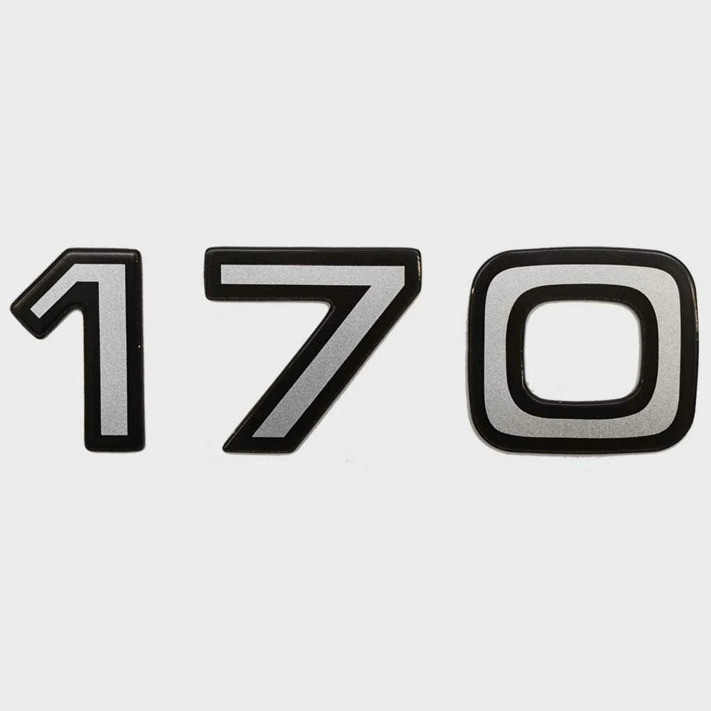 Ranger Boat Raised Emblem Decal 206454 - 170VS Silver Sticker
