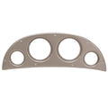 Lund Boat Dash Gauge Panel 2101290 - Blank Silver 17 X 3/8 X 5 1/2 Inch