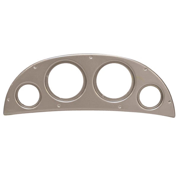 Lund Boat Dash Gauge Panel 2101290 - Blank Silver 17 X 3/8 X 5 1/2 Inch