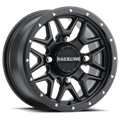 Raceline Krank Wheel 14x7 4/137 5+2 Offset Black for ATV/UTV 2014-2016