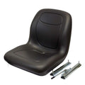 Uni Pro Black Bucket Seat with Pair of Slide Rails Fits John Deere