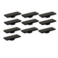 Carver Boat Hinge Cap Covers 7197203 - 1 1/4 Inch Black (set of 10)
