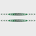 EZ Loader Boat Trailer Graphic Decals - Green/White Sticker (pair)