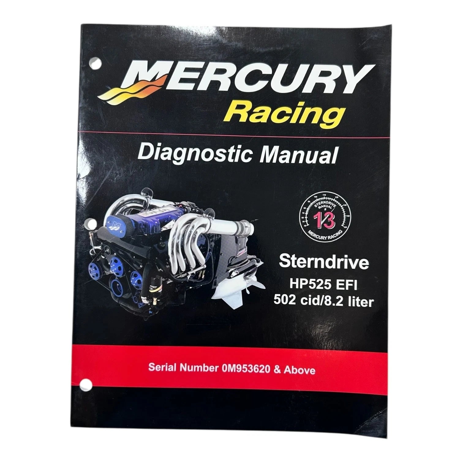 Mercury Racing 90-8M8000084, Sterndrive HP525 EFI 502 Manual Diagnostic