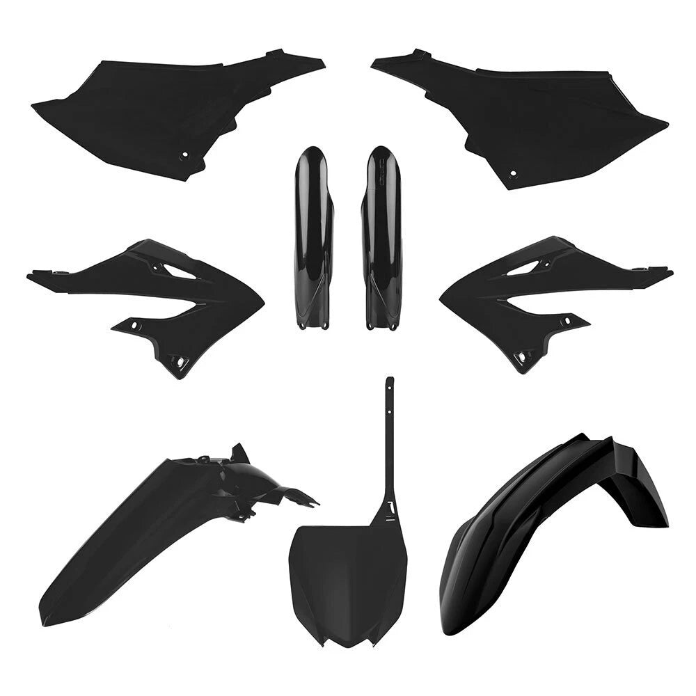 Polisport Black MX Plastic Kit for Yamaha YZ250 2022