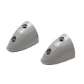 Misty Harbor Boat Rub Rail Cap - 2 7/8 X 1 1/2 X 1 1/4 Inch (set of 2)