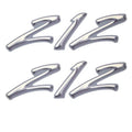 Rinker Boat Decal - 212 Captiva Gray White Stickers (pair)