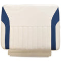 G3 Bay 18 Boat Seat Cushion 73523075 - White - Blue with Track