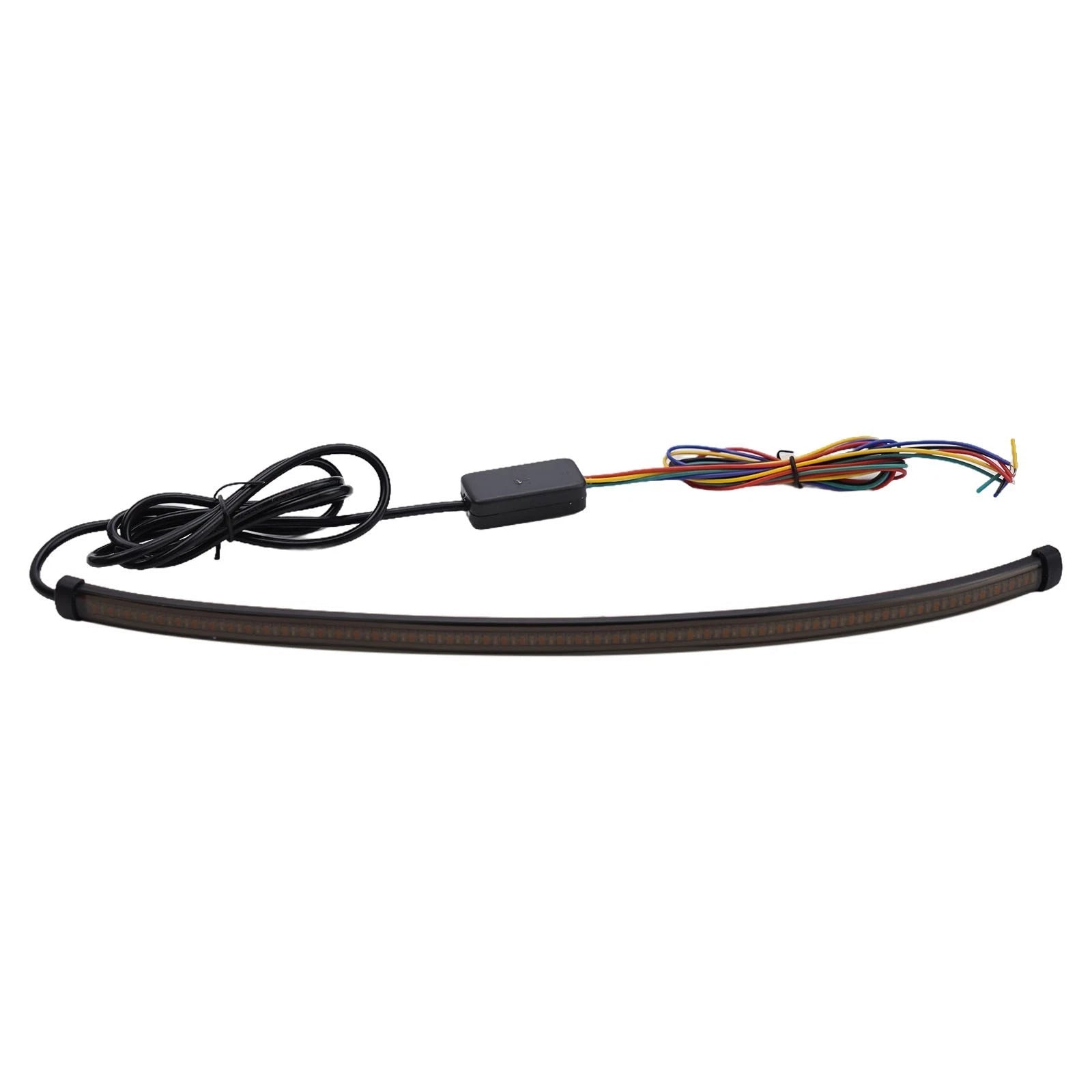 For Ultra Bright 30CM LED Motorcycle Stop Light Sequential Turn Signal Strip