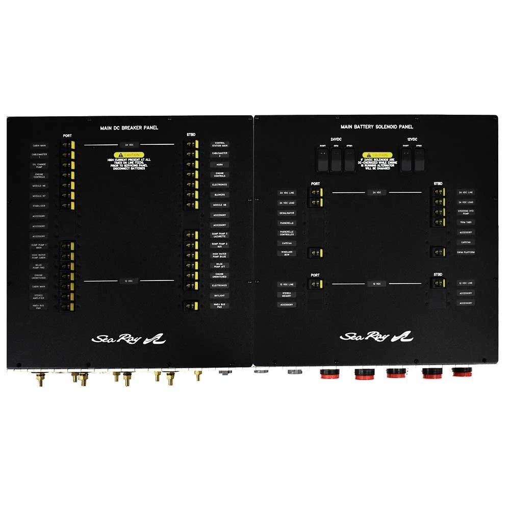 Sea Ray Boat Breaker Panel 2263573 - DC Battery Solenoid 21 X 37 Inch