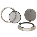 Bomar Boat Portlight Window GLG302GY06 - 10 3/4 Inch Silver