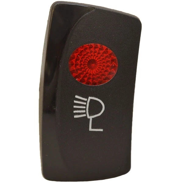Carling Boat Rocker Switch Plate 3950031 - Light Black Actuator