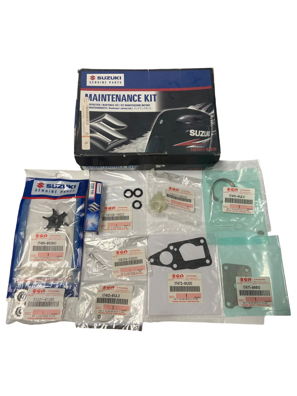 Suzuki 17400-91860, Maintenance Kit Assembly DF4/5/6 ('02 '10) OEM