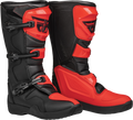 Fly Racing Maverik LT Offroad Motorcycle Boots US 10 Red/Black 3-Buckle