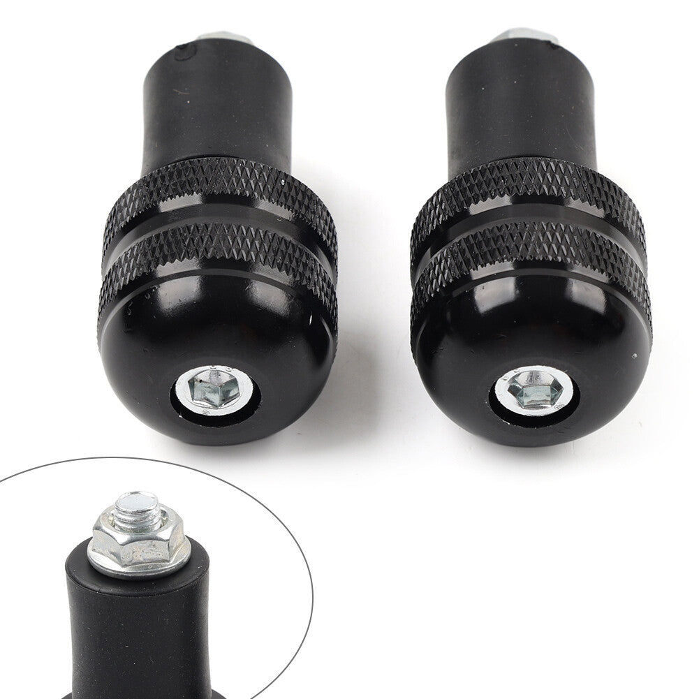 Universal 7/8 Motorcycle Handlebar Grips Bar End Cap Plug Slider