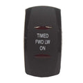 Carling Boat Rocker Marine Switch - Timed FWD LW Illuminated