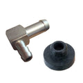 Fuel Tank Bushing L Fitting with Grommet for Lawn Mower Replacement Accessory