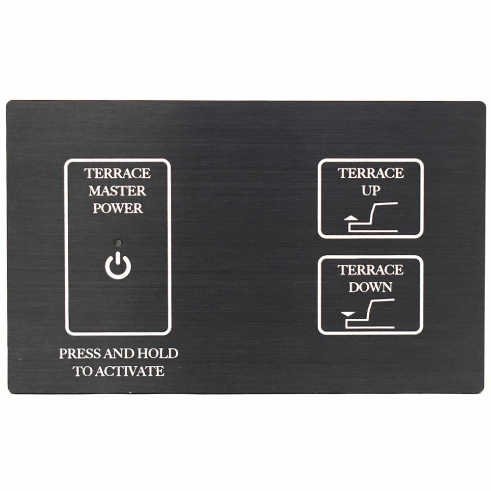 Everswitch Boat Capacitive Terrace Control Panel - Anodized Black
