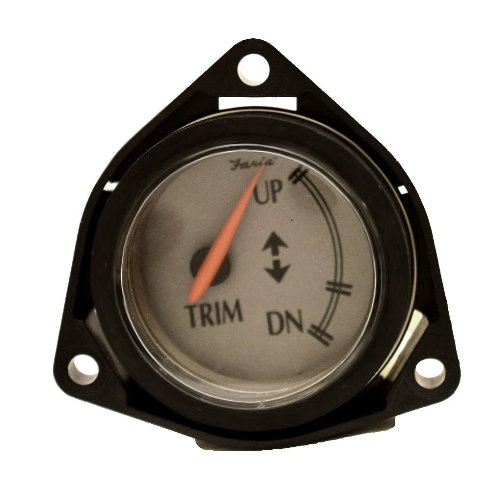 Faria Boat Trim Gauge GP9912A - Mercury 2 Inch Back Mount