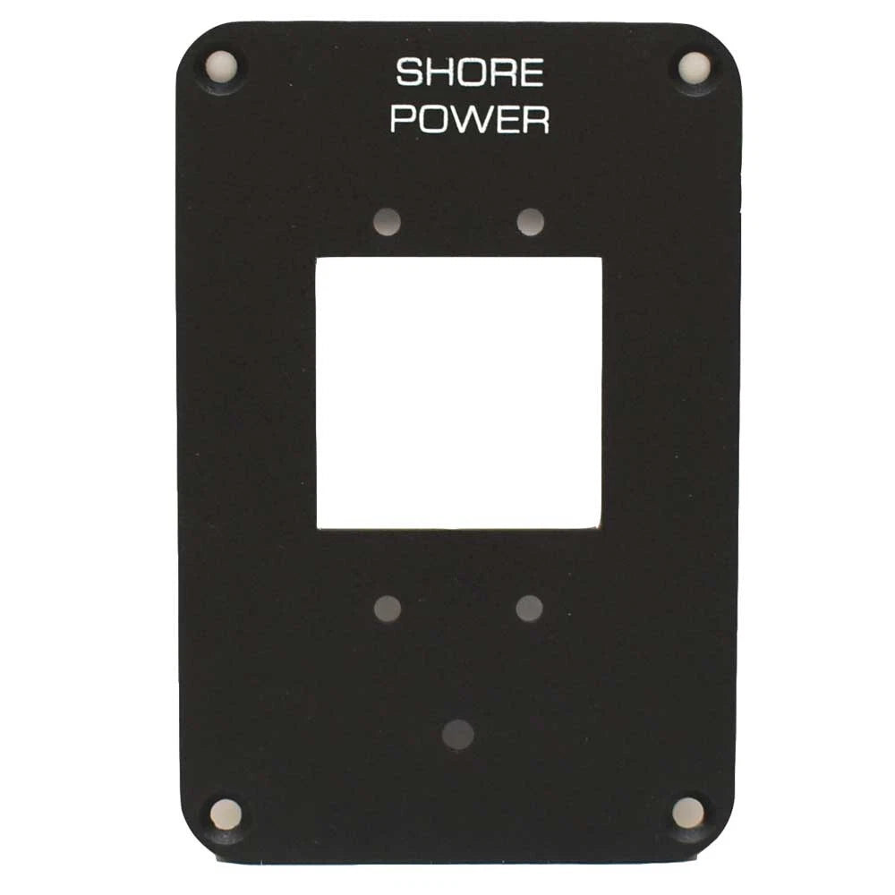Boat Blank Panel S2-325942-0 - Shore Power 3 X 4 1/2 Inch Aluminum