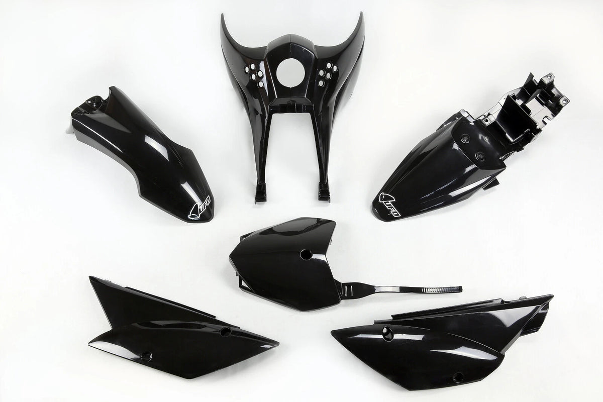 UFO Plastics Kit for Kawasaki KLX110 2010-2023 (black)