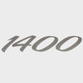 Lund Boat 1400 Decal 2095528 - 7 1/4 X 1 1/2 Inch Silver Vinyl