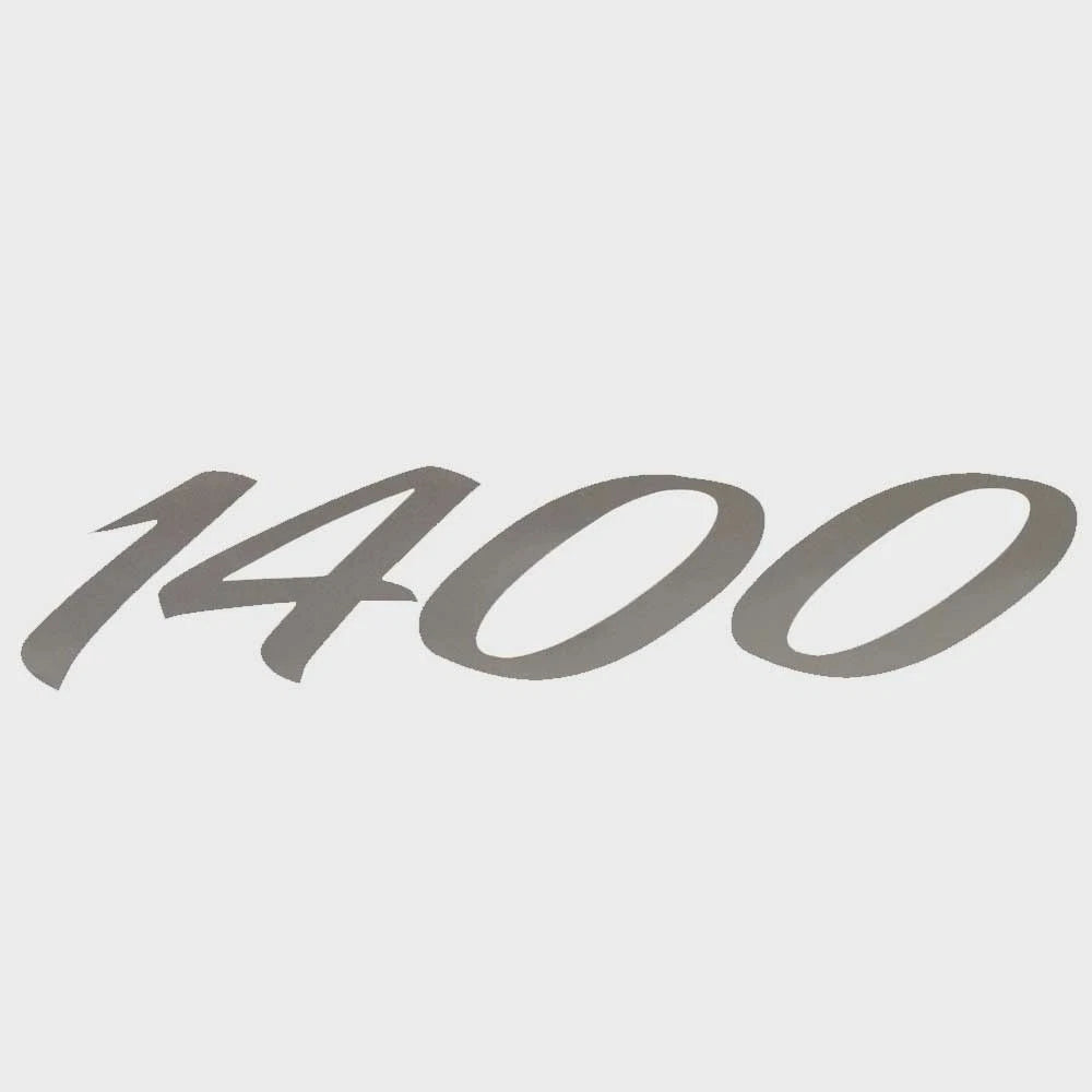 Lund Boat 1400 Decal 2095528 - 7 1/4 X 1 1/2 Inch Silver Vinyl
