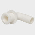 TH Marine Boat Thru Hull TH-1292-B - 90 Degree 1 1/8 Inch Plastic