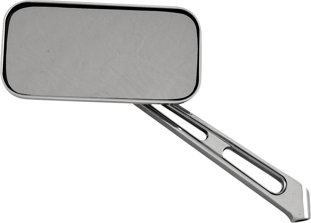 HardDrive Chrome Rectangular Side Mirror for Harley Davidson 2014-2017