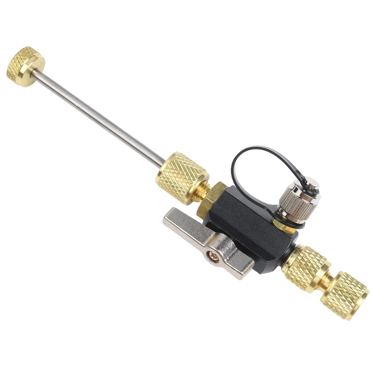 14 Inch Vacuum Rated Valve Core Removal Tool for HVAC Compatible with R410A Use