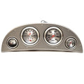 Lund Boat Gauge Panel 2109113 - 16 7/8 X 6 1/8 Inch Spun Silver Series