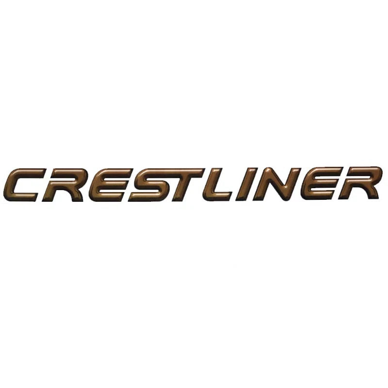 Crestliner Pontoon Boat Decal 2007427 - 44 X 3 7/8 Inch Bronze