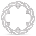 MotoMaster Flame Fixed Rear Brake Disc for Kawasaki KLX400R 2003-2005