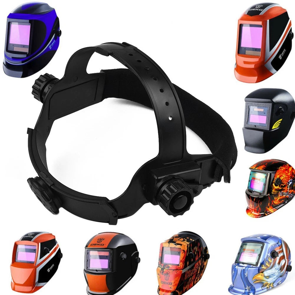 Welding Mask Headband Adjustable Helmet Protective Gear Kit for Solar Auto Dark