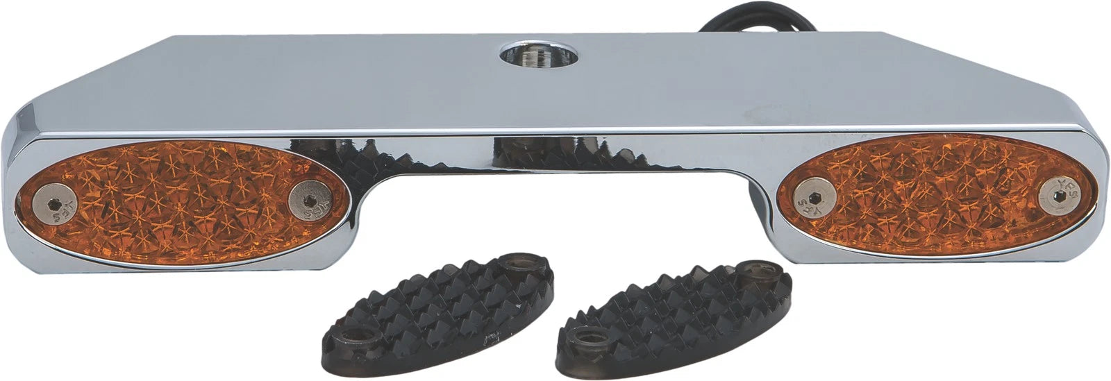 PRO ONE Turn Signal Bar with Amber Lenses for Harley Wide & Narrow Glide Models