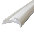 Taco Metals Boat Rub Rail V21-9677 - 2 X 1 1/8 Rigid White (26 FT)